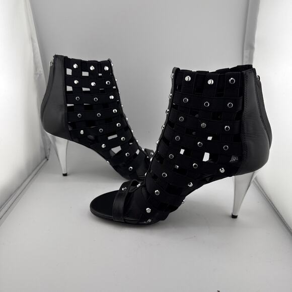 Michael Kors Sherry Women's 8M Open Toe Leather Studded Gladiator Sandals NWB - Picture 10 of 14